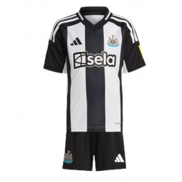 Newcastle United Thuis tenue Kids 2024-25 Korte Mouw (+ Korte broeken)